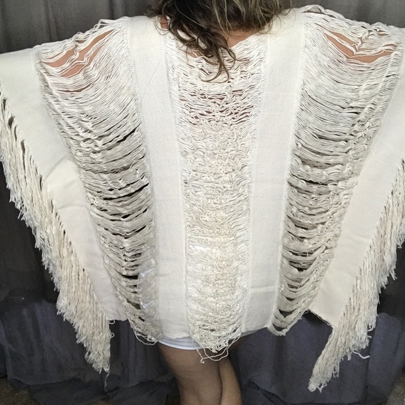 Gorgeous Handloomed Tulum Cotton Tunic Coverup - Picture 4 of 4